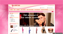 Desktop Screenshot of buyadulttoys.ca