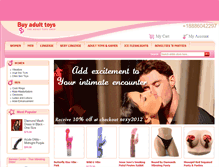 Tablet Screenshot of buyadulttoys.ca